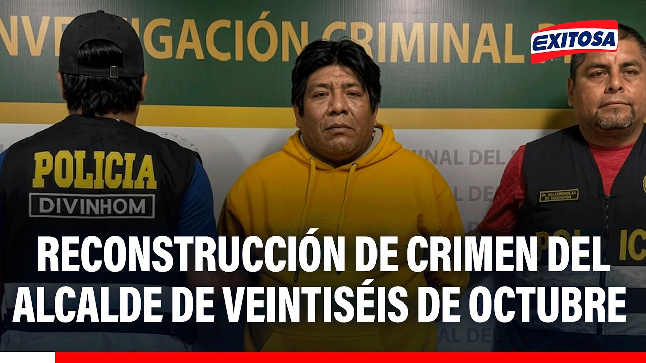 🔴🔵Alias "Pochola" presunto implicado del asesinato de alcalde participó en reconstrucción