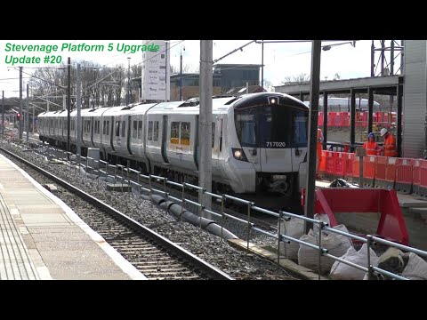 Stevenage Station Platform 5 Upgrade   #20 - The Test Train