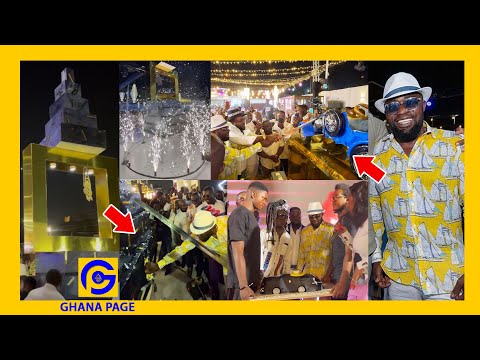 Dr. Osei Kwame Despite cʊts the biggest cake ever in Ghana, Mαcho Men had to carry it