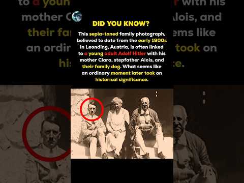 Adolf Hitler Before History Changed Him | A Rare Family Photo from the Early 1900s