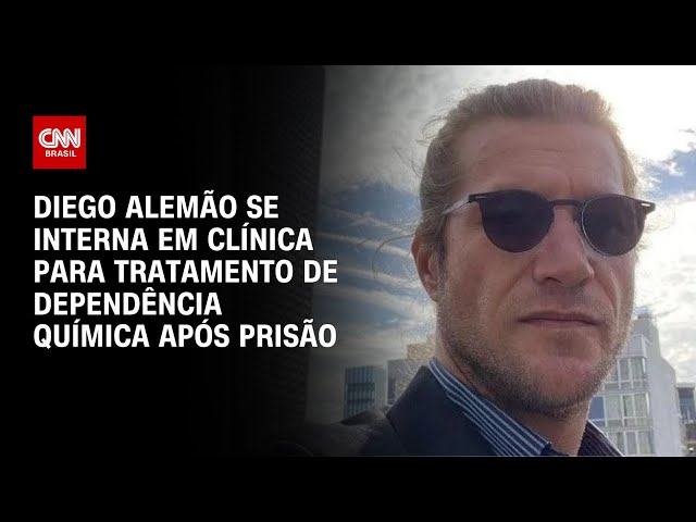 Diego Alemão se interna em clínica para tratamento de dependência química após prisão | LIVE CNN