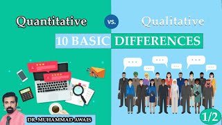 Qualitative vs. Quantitative Research - From Flexibility to Statistics - 10 Differences - 2/2 - ENG!