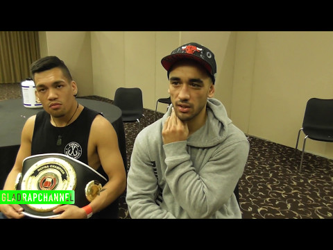 Post Fight with Shay Brock after KO of Ray Musson in 6th Round