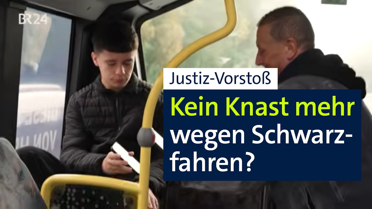 Schwarzfahren bald nur noch Ordnungswidrigkeit? | Abendschau | BR24