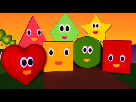 The Shapes Song - Preschool Learning Videos And Nursery Rhymes