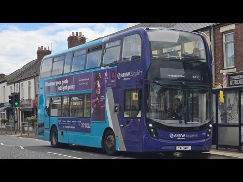 57 to Ashington - Arriva Northumbria 7550 - YX17 NOF