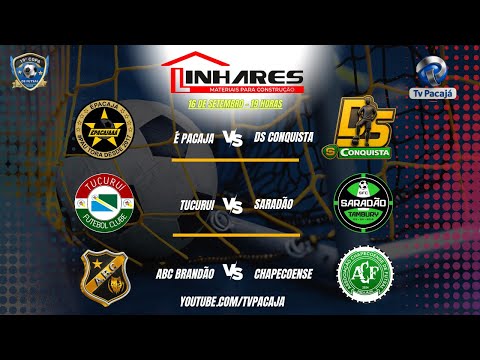 🏆É PACAJÁ X DS CONQUISTA 🏆 TUCURUI X SARADÃO 🏆ABC X CHAPECOENSE . 19ª COPA DE FUTSAL DE PACAJÁ