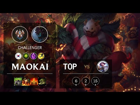 Maokai Top vs Fiora - KR Challenger Patch 10.16