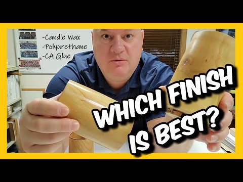 My BEST FINISH 😉👆✌️ CA Glue/Wax/Poly #woodturning