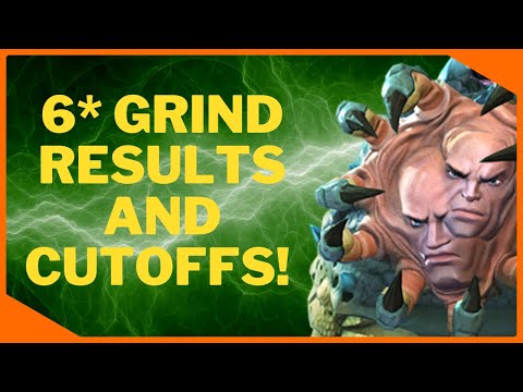 6* Immortal Abomination Grind Results And Cutoffs! Sheesh, Champion Grind Is Crazy Now!