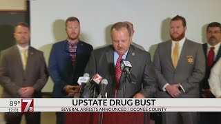 Oconee Co. Sheriff's Office announces eight arrests in drug investigation