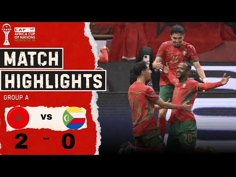 Morocco Vs Comoros | HIGHLIGHTS #TotalEnergiesAFCON2025 - Group A