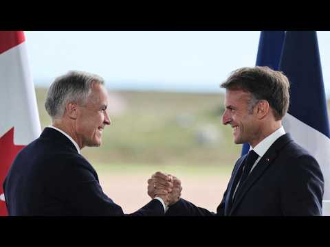 Macron, Carney hail new chapter in France-Canada ties at symbolic archipelago meeting