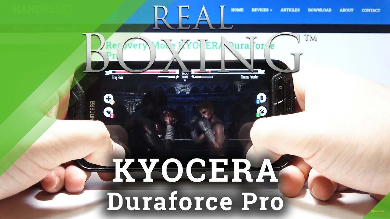 Real Boxing on KYOCERA Duraforce Pro – FPS Checkup