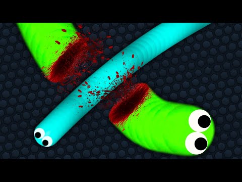 Slither.io A.I. Best Hacker Snake vs Giant Snakes - Epic Slitherio Gameplay