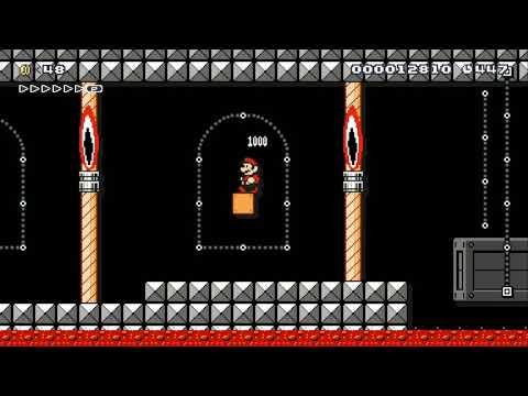 紅蓮の回廊:The Crimson Corridor by とっとこ!ホコたろう - SUPER MARIO MAKER - NO COMMENTARY 1ay
