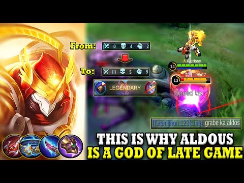 ALDOUS BEST BUILD 2021🔥FROM BAD START TO GOD MODE! EPIC COMEBACK? MUST WATCH! ALDOUS OFFLANE - MLBB