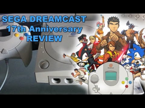 Sega Dreamcast PAL 17th Anniversary Console Review and Overview VGA cable and Gameplay HD720p