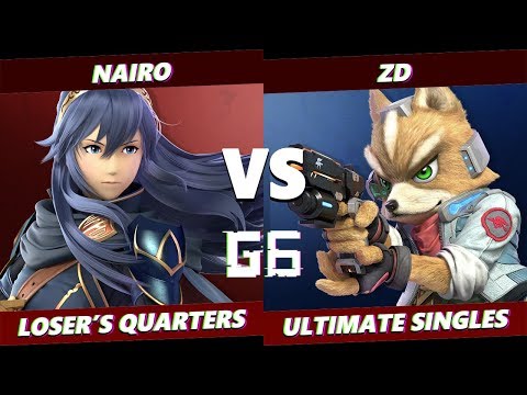 Glitch 6 SSBU -  NRG | Nairo (Lucina) VS  Demise | ZD (Fox) Smash Ultimate Loser's Quarters