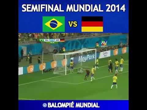 Goleada Historica Alemania 7-1 Brasil