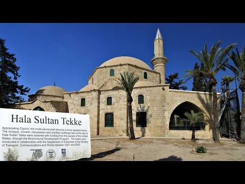 Hala Sultan Tekke: a mosque from the tomb of the Prophet Muhammad's aunt in Europe