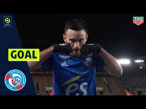 Goal Adrien THOMASSON (8' - RC STRASBOURG ALSACE) RC STRASBOURG ALSACE-STADE BRESTOIS 29 2-2 20/21