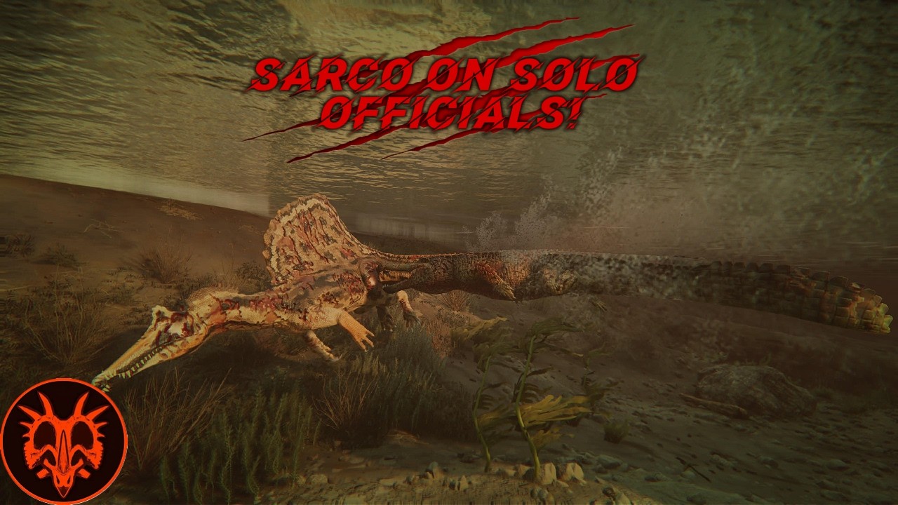 I played sarco on solo officials [sarco PvP] 🐊 | Path of Titans