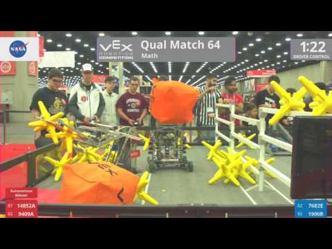 2017 VRC Math Q64 - 14852A 9409A vs 7682E 1900R - 12 to 44