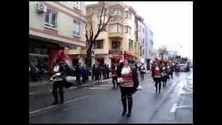 preview picture of video 'peña los amigos, carnaval 2013, navalmoral de la mata, titulo de la carroza  al abordaje.'