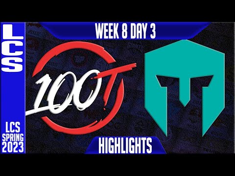 100 vs IMT Highlights | LCS Spring 2023 W8D3 | 100 Thieves vs Immortals