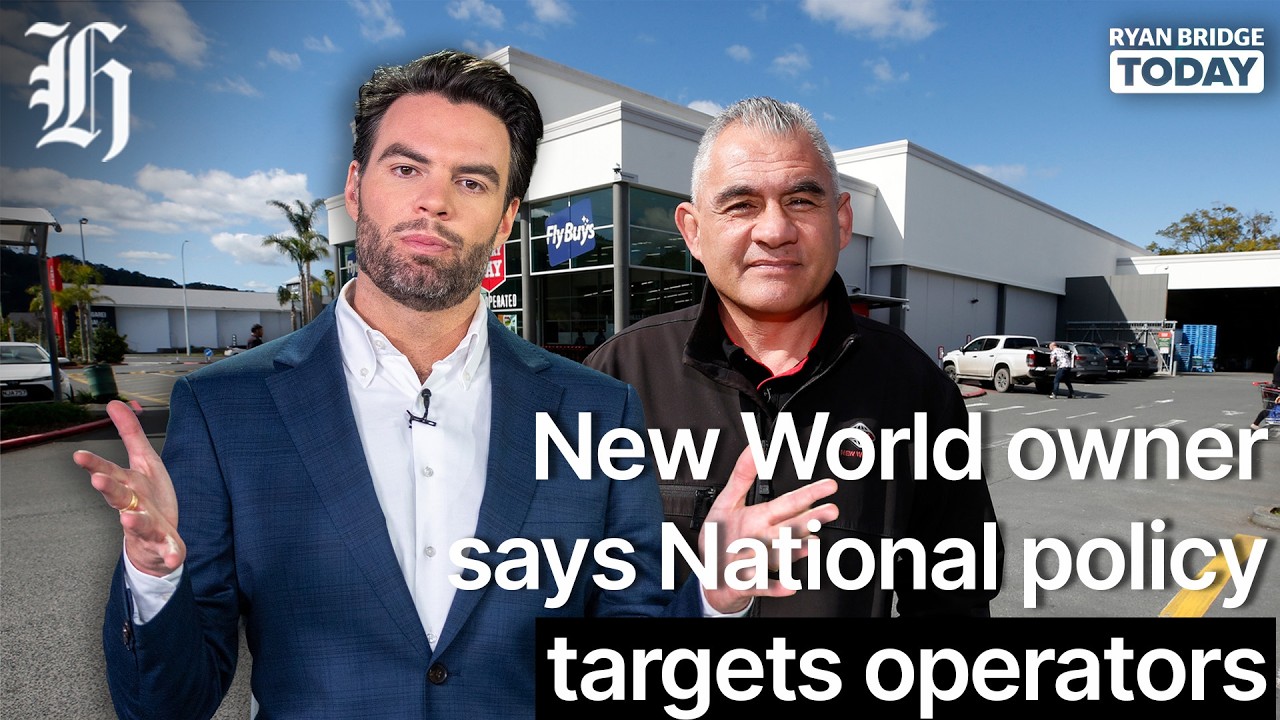 'We are the co-op': New World owner says National policy targets operators | Ryan Bridge TODAY