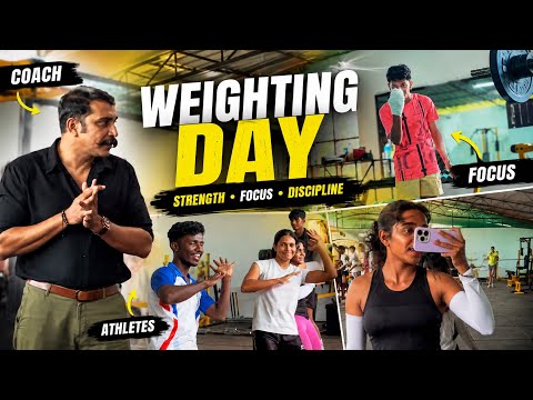 UC Collage Aluva Weighing Day — Coach y Atletas