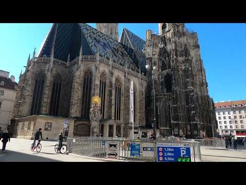 Vienna Walking Tour in March 2022, Austria | 4K | ASMR | City Ambience