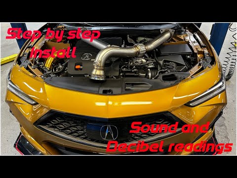 Tlx Type S IMR downpipe install