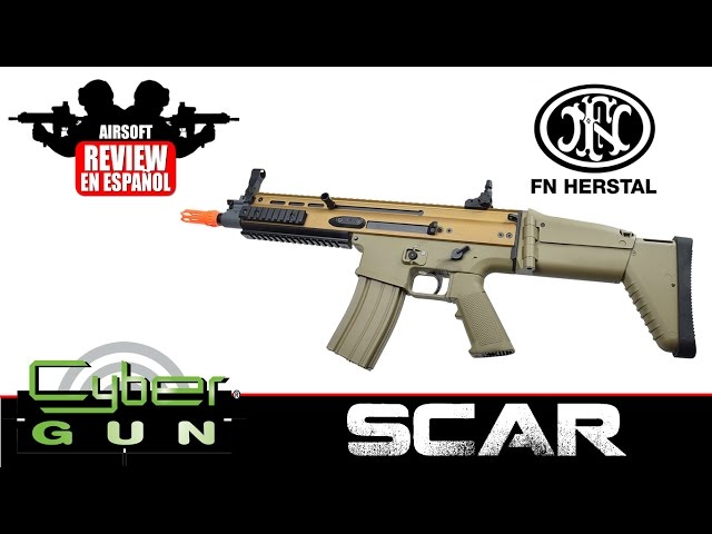 Vídeo relacionado con Cybergun FN Herstal Scar-L AEG eléctrica (6mm) | Pistola de Airsoft eléctrica con batería y Cargador.
