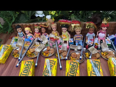 Riya kiya ki kahani part 93/ Niharika ne kiya kanya poojan/ barbie doll ki Kanya Pujan