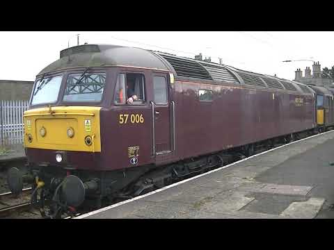 WCR Loco Test Run WCR 57006+33207 0M50 Carnforth 08102020
