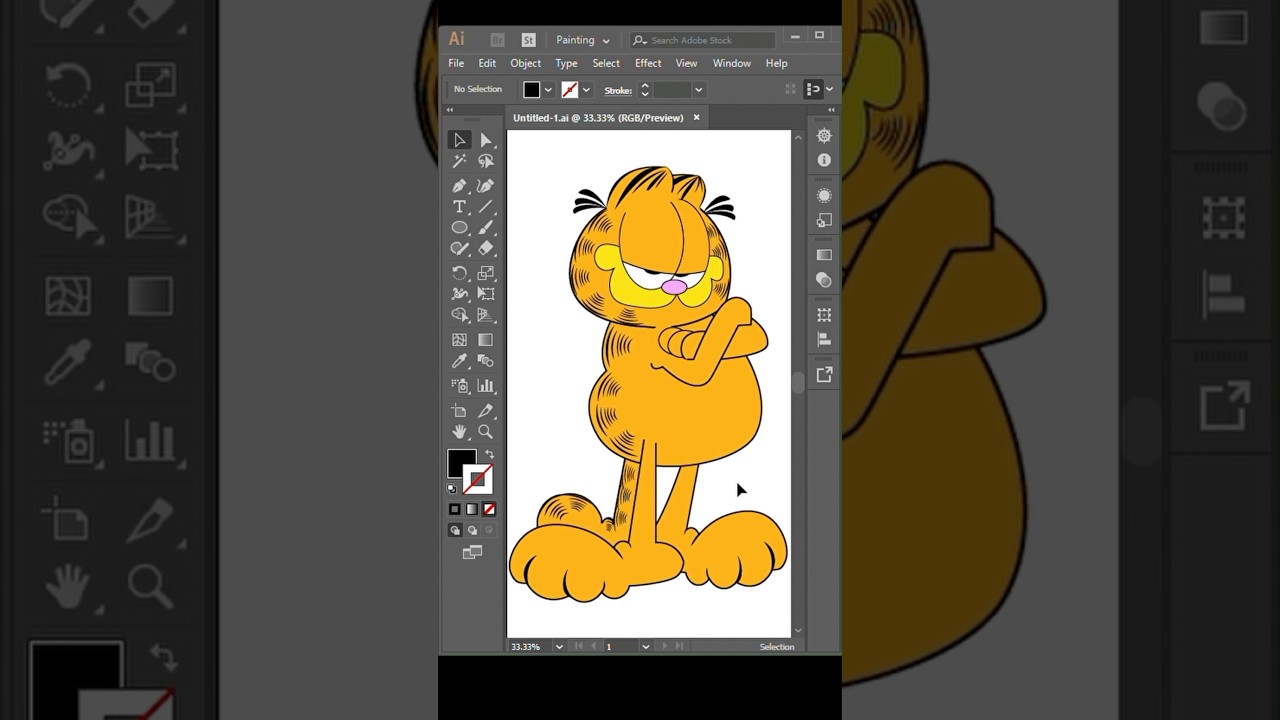 Garfield | Vector Art | Illustrator