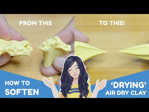 Soften "DRYING" Air Dry Clay | ADC101