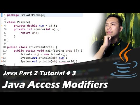 How To Use Access Modifiers In Java Codelikeld Tagalog Java Tutorial