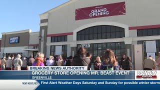 New grocery store ends up being front for Mr. Beast event