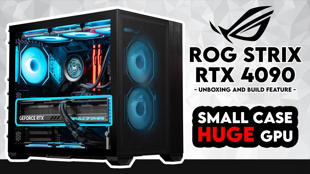 Big Cases? Nah! | ROG Strix RTX 4090 OC Unboxing & Feature | LIAN LI O11 Air Mini Gaming PC Build