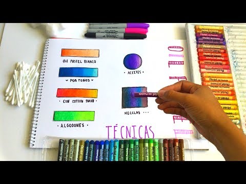 6 técnicas muy útiles de Oil Pastels ~ 🖍🎨
