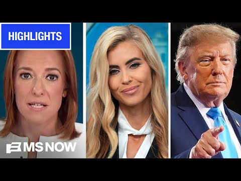 Psaki lets loose on Trump's now former press sec. | The Briefing with Jen Psaki Weekly Highlights