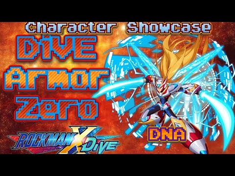 Mega Man X DiVE - DiVE Armor Zero (DNA) - Character Showcase