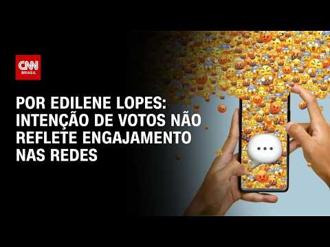 Eleições 2026: Intenção de votos não reflete engajamento nas redes | CNN 360°