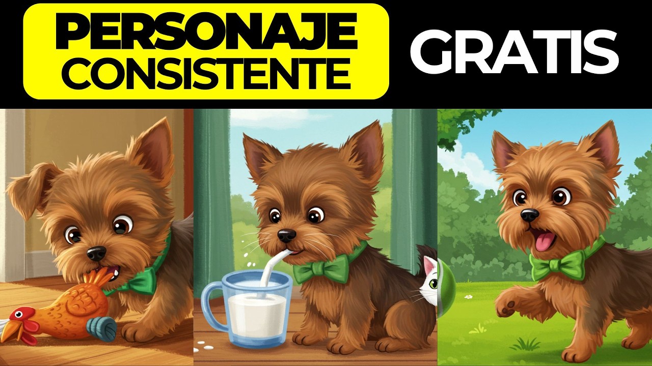 🔴CREATE CONSISTENT CHARACTERS FOR FREE WITH AI for children's books and stories - Free and unlimi...