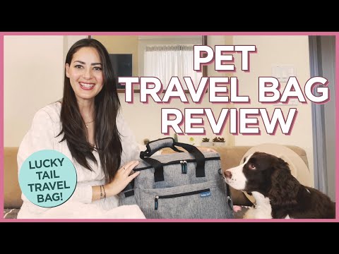 Detailed Review of Lucky Tail Pet Travel Bag - Superb Organization!