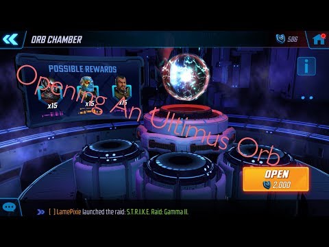 Marvel Strike Force Opening An Ultimus Orb