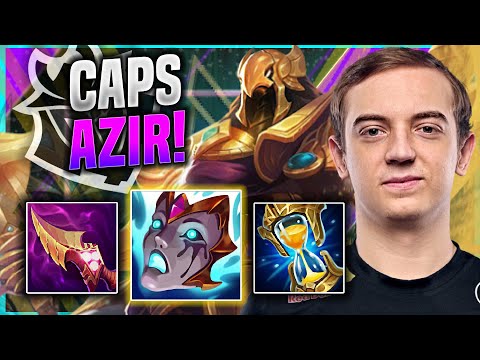 CAPS IS INSANE WITH AZIR MID! - G2 Caps Plays Azir MID vs Sylas! | Patch 11.13